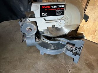 10” SEARS/CRAFTSMAN Compound saw