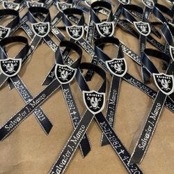 Memorial Custom T-shirt Designs Recuerdos Pin Back Buttons And Ribbon Pins