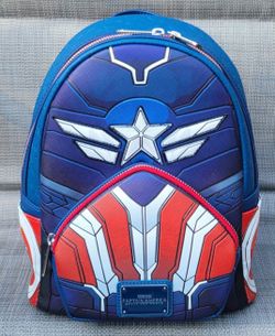 Loungefly Marvel Captain America Brave New World Cosplay Backpack with Wings NWT