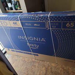 Insignia 65" Fire TV,  Brand New Unopened
