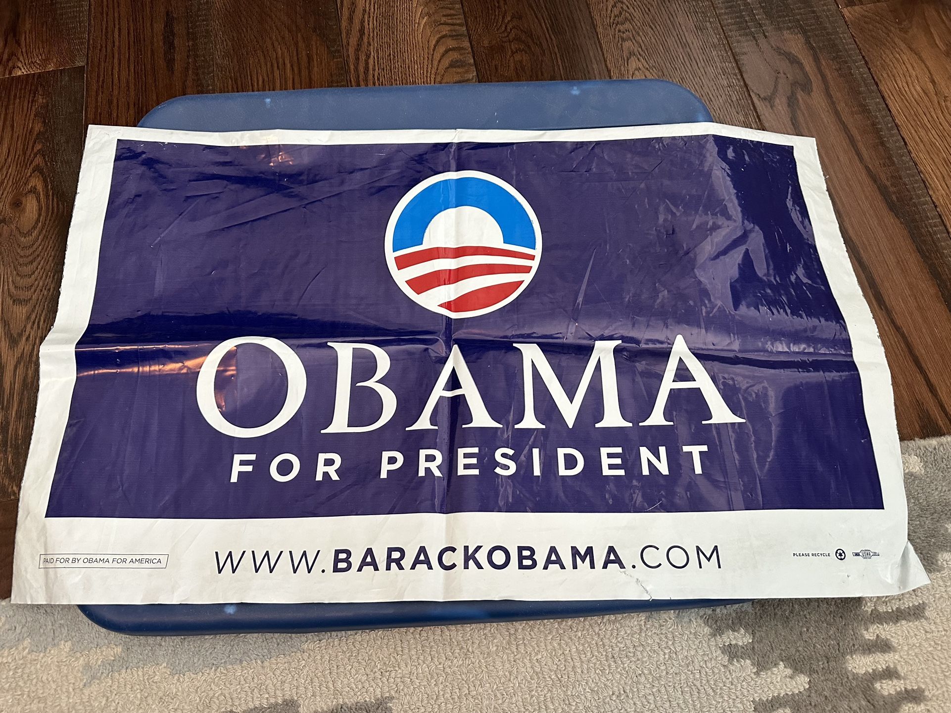 Obama For President 2008 Yard Sign