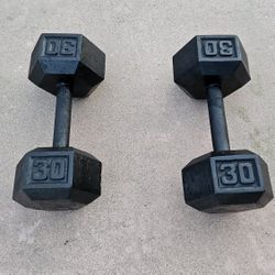 30 Lbs Dumbbells 