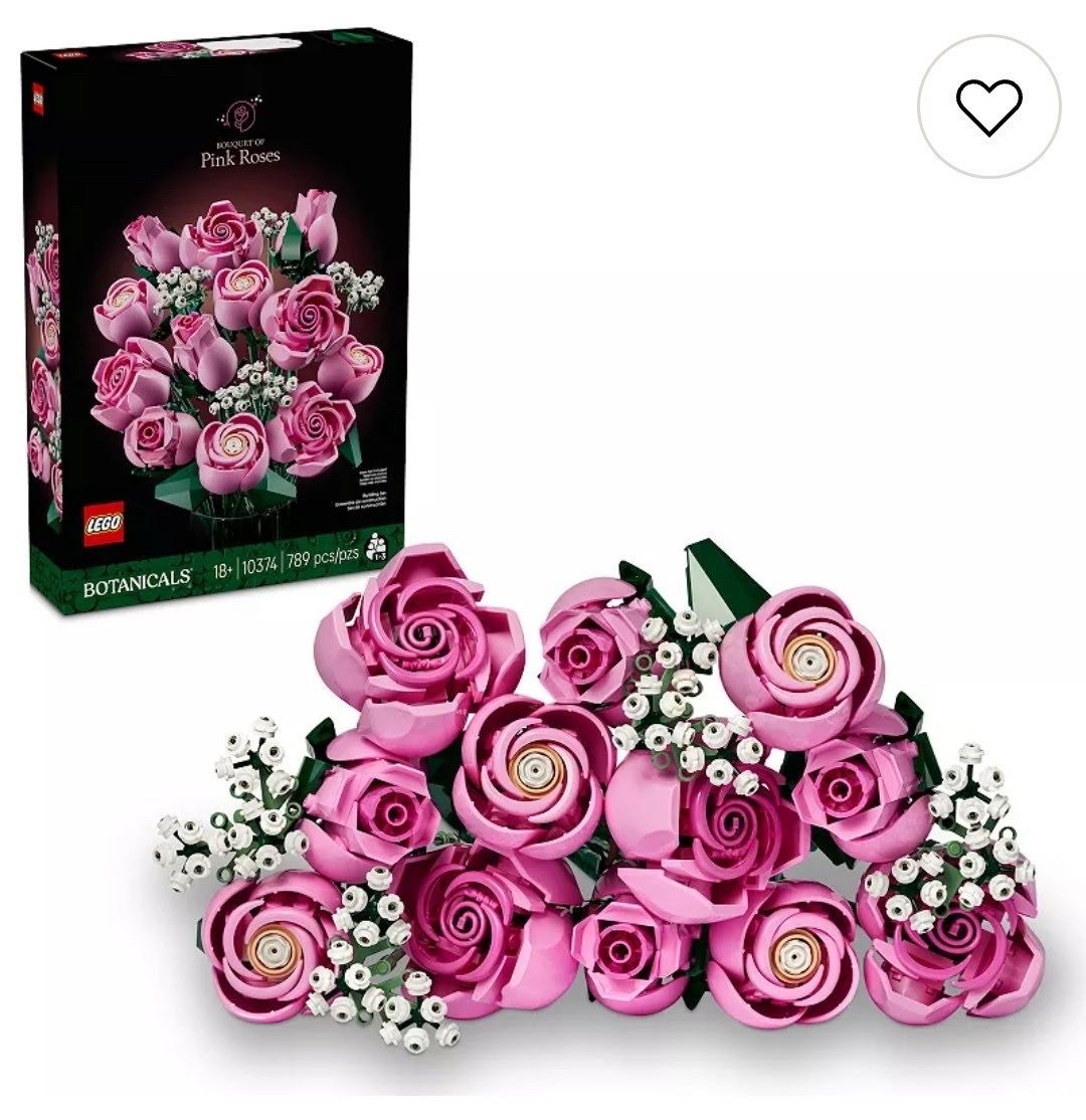 Lego Pink Roses