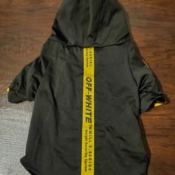 New Off-White Hoodie Outfit For Pet Puppy Dog M