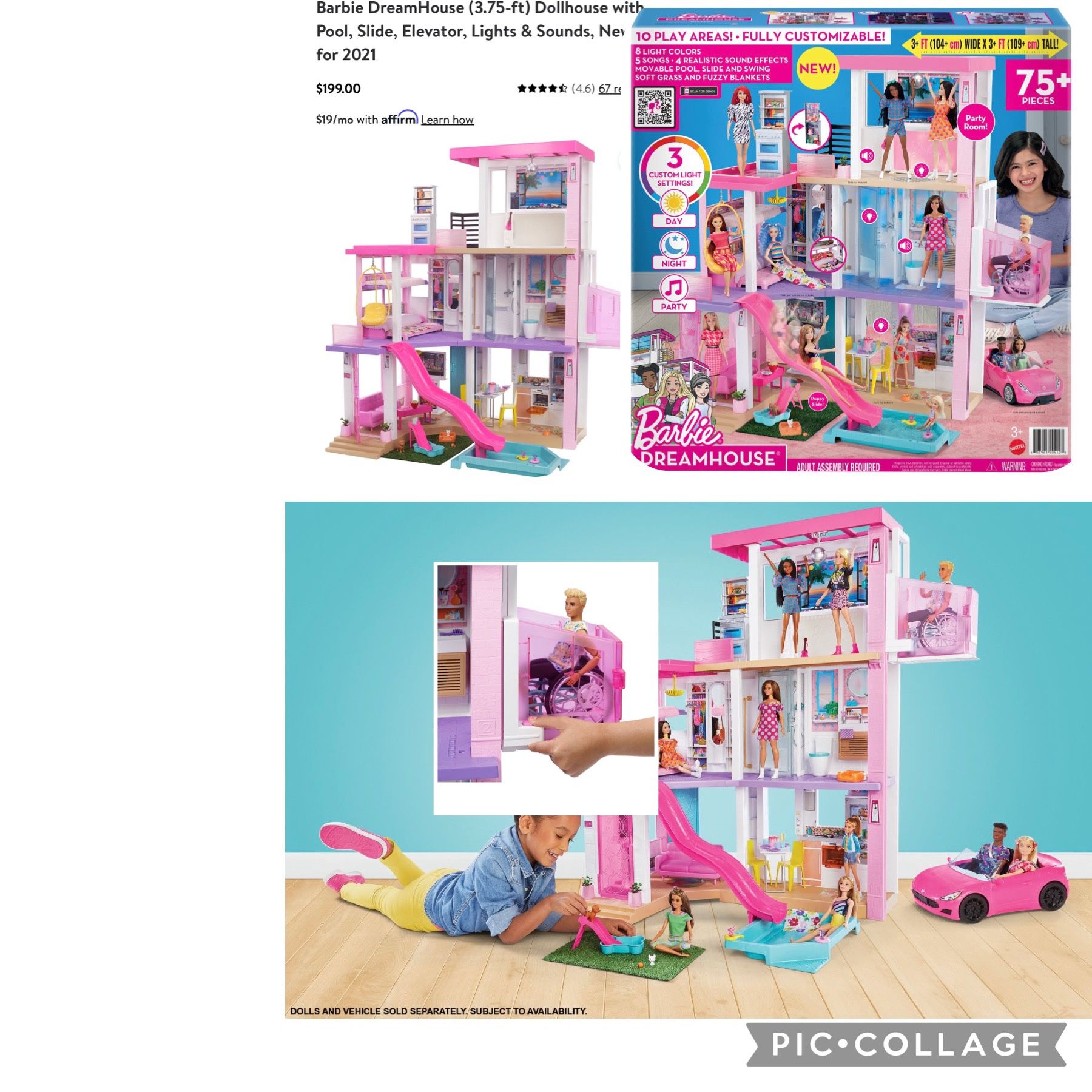 Barbie Dream house NEW 2021! 50% OFF!!! Retail $240 Or Malibu Dreamhouse For $80