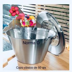 Cazo de 50 qts clásico de acero inoxidable nuevo en su caja 🌺 princess house 🌺