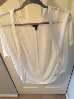 Aeropostale brand white cardigan size XS