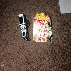 Ghost Face Pins