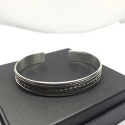 925 Sterling silver cuff Bracelet Size 7