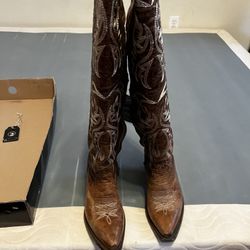 KNEE HIGH COWBOY BOOTS SIZE 10