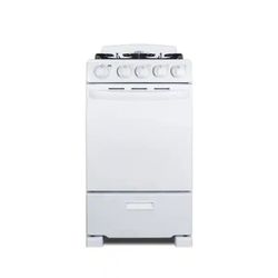 Brand New Summit  Appliance 20 in. 2.3 cu. ft. Gas Range in White