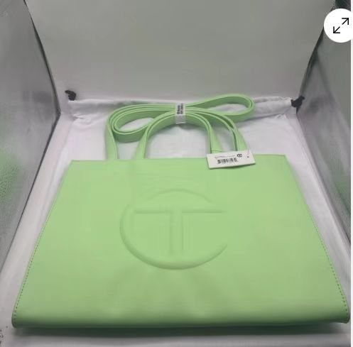 Telfar Large Unisex Shopper One Dark Olive