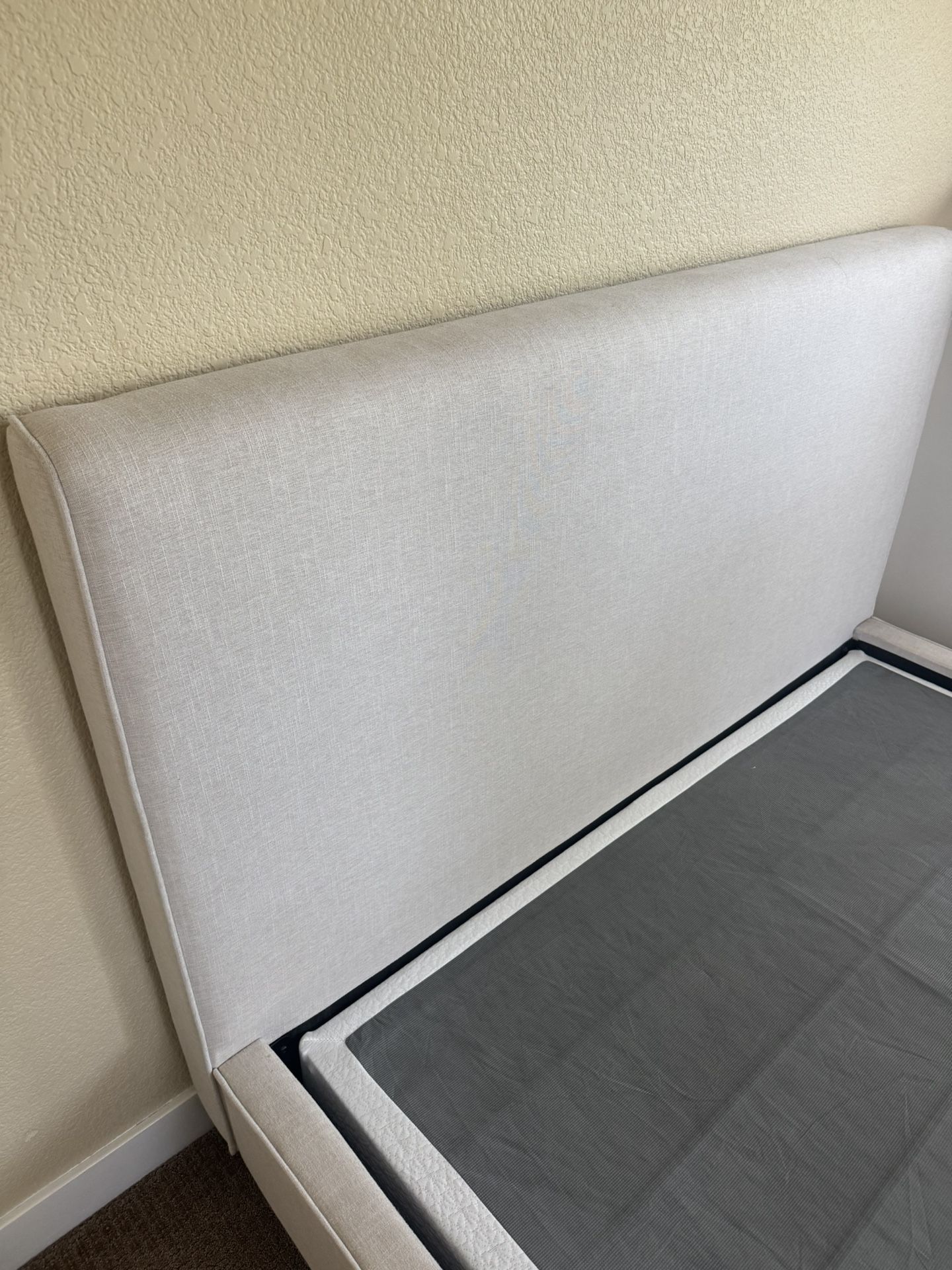 Living Space Queen Bed Frame + Box Spring – $480 (Like New!)