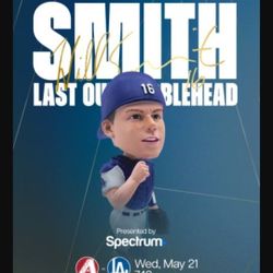 Dodgers vs Diamondbacks Wednesday Will Smith Bobblehead Giveaway 