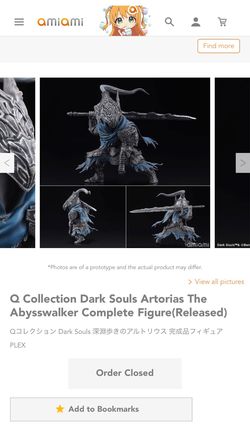 Dark Souls Artorias The Abysswalker Complete Figure