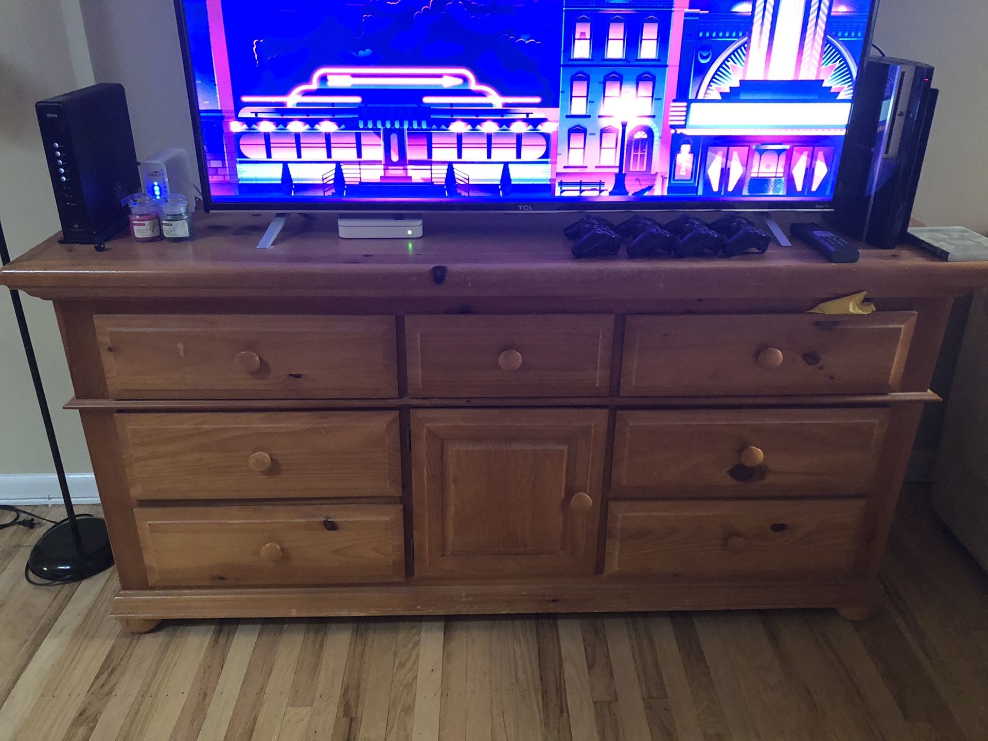 Wooden dresser / TV stand