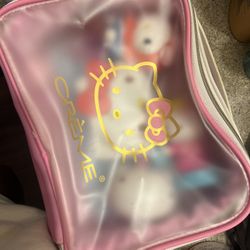 Cremè Pink Hello Kitty Makeup Bag 