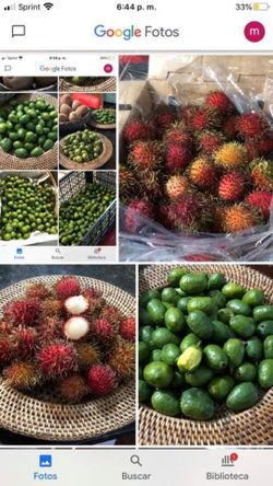 Fresh fruits
