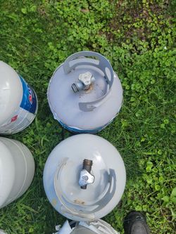 Empty 20 pound Propane Tank