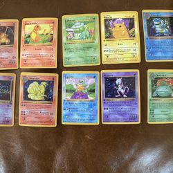 Pokémon 1st Edition Rare Trading Cards