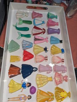 DISNEY POLLY POCKETS DOLLS WITH CLOTHES 