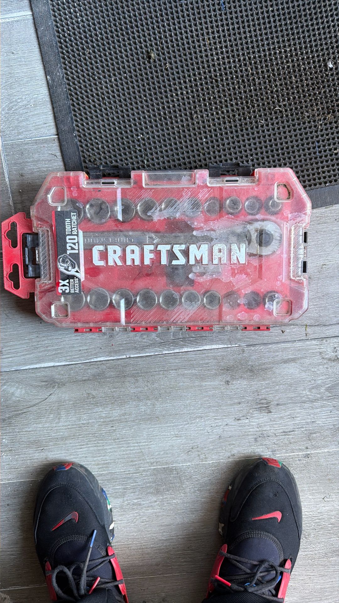 Craftsman 1/2 Inch Ratchet And Sockets.