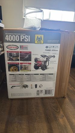 SIMPSON PowerShot 4000 PSI 3.5 GPM Gas Pressure Washer w/ Honda GX270 & AAA Triplex Pump