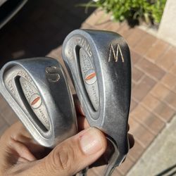 Ping eye wedge 2 pc set orange dot 