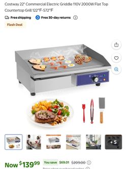Electric griddle