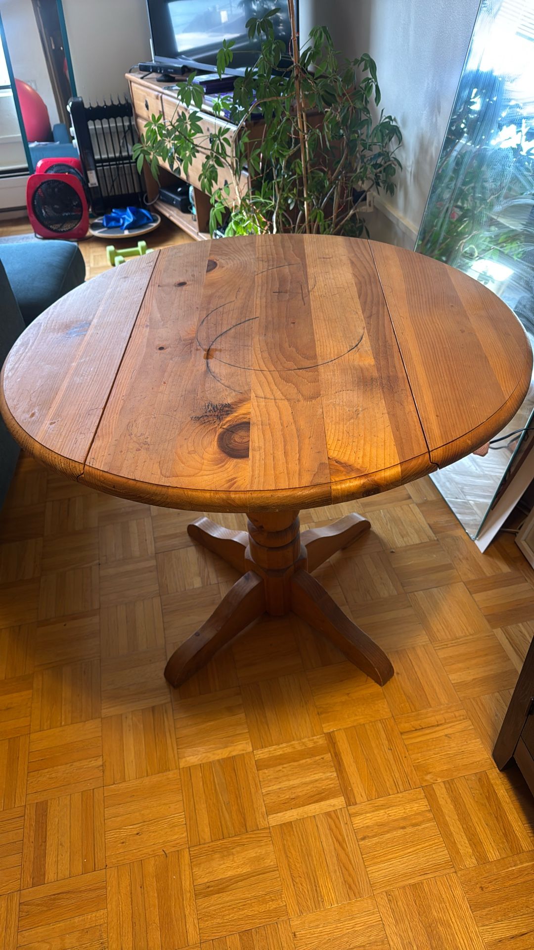 3 Ft X 3Ft Wooden Folding Table