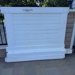 2 Vinyl Doors 🚪 High 6 Ft 49 Inch 