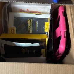Box Of Phone And iPad Mini Cases