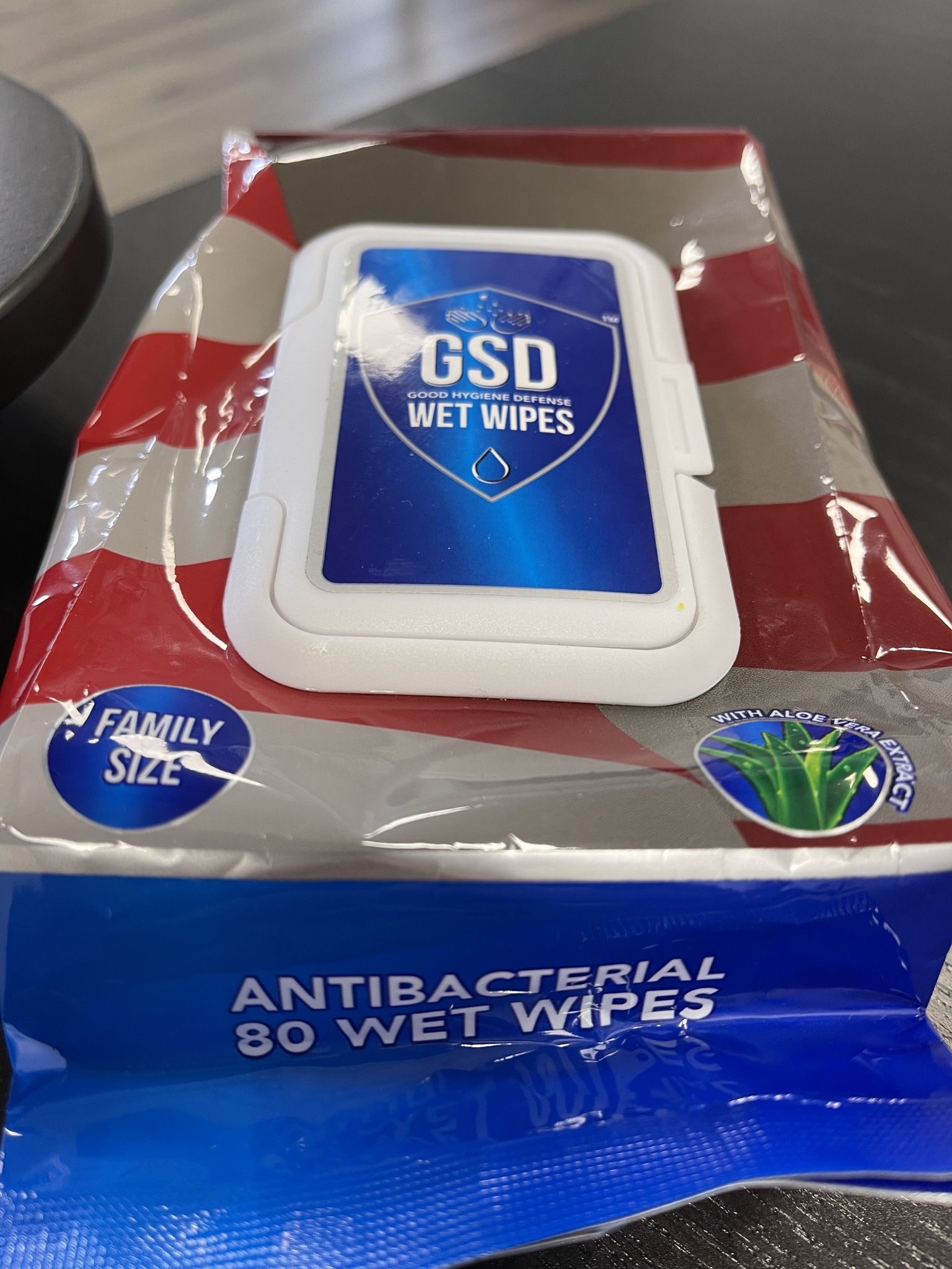 Antibacterial Wipes- New Sealed 