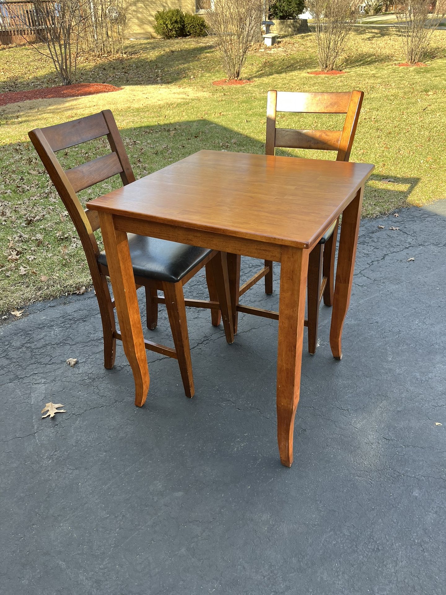 Square High Table With Chairs