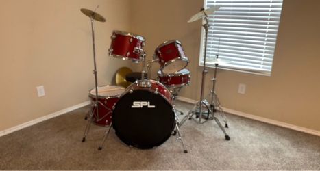 SPL 5-Piece Drum Kit Red