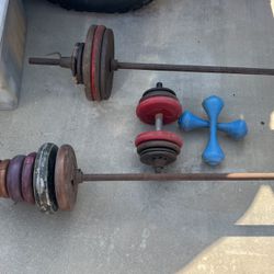 Dumb Bell And Bar Bell Weights