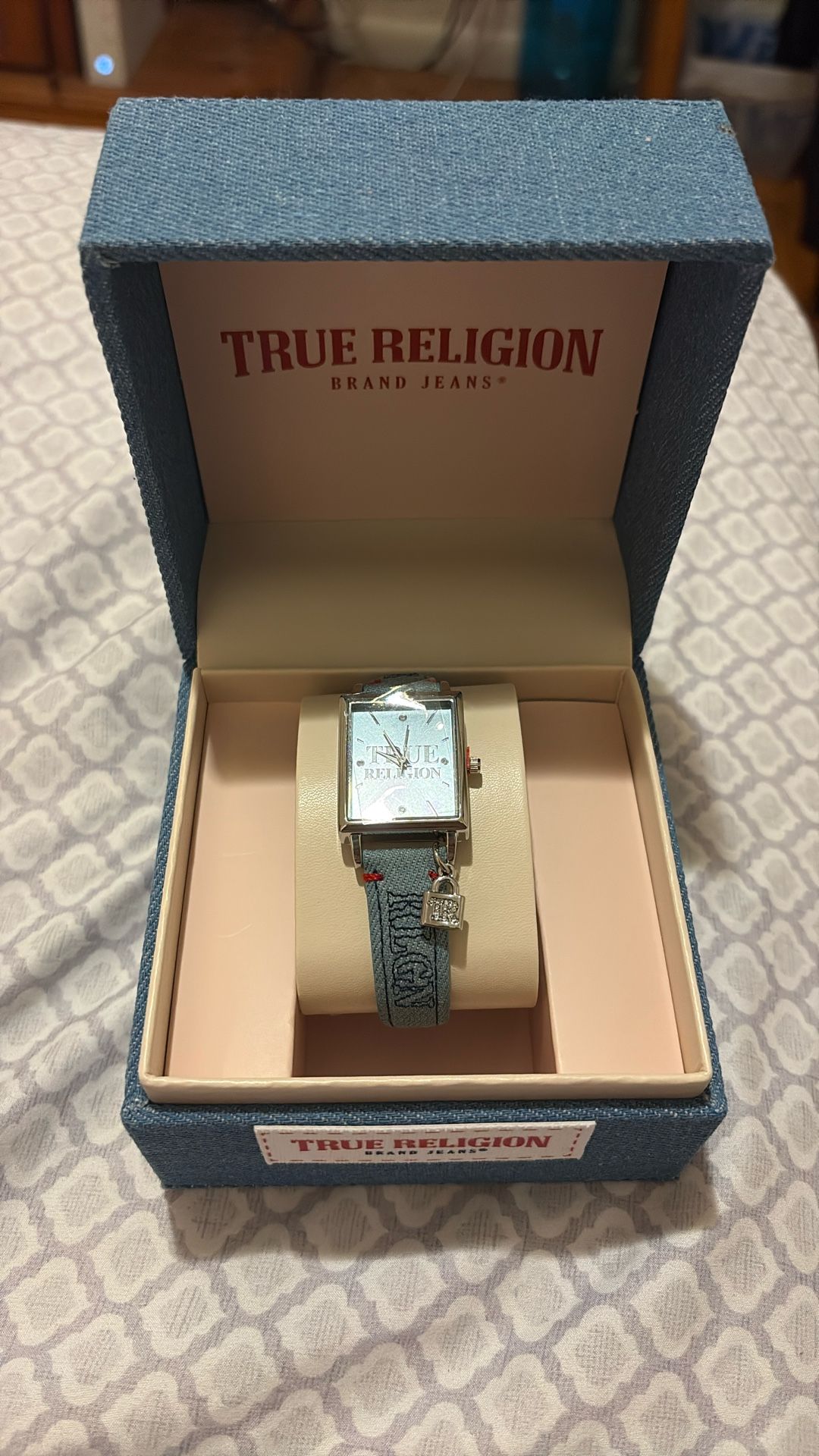 TRUE RELIGION WATCH DENIM BAND
