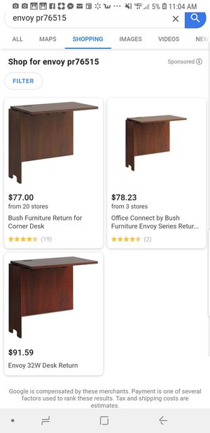 Office Connect By Bush Furniture Envoy Series Return 32w X 20d X