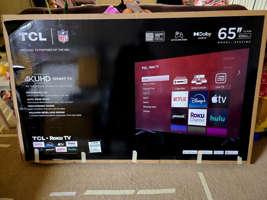TCL 65" Brand New!