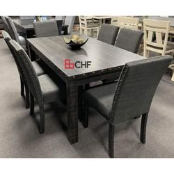 7 Pc Dining Table Set 
