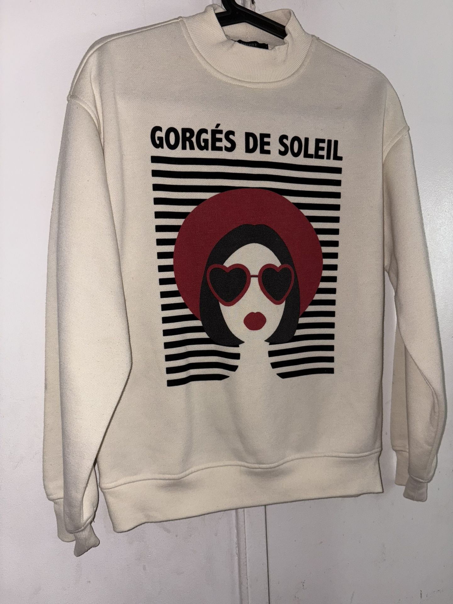 French Print Sweatshirt