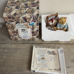 Cherished Teddies Wilfred A Lifetime of Friendships A Trunk Full of Memories just $8 xox