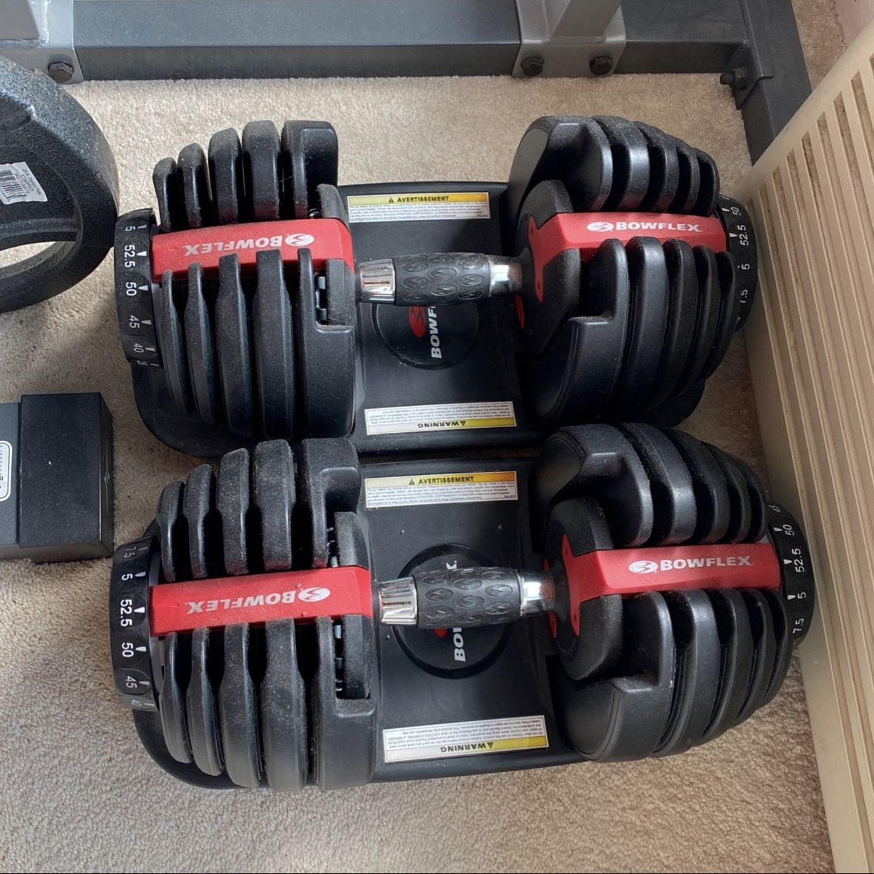 Bowflex Selecttech 552 Dumbbells