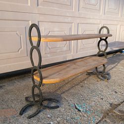 Rustic Boot Rack / Plant Stand