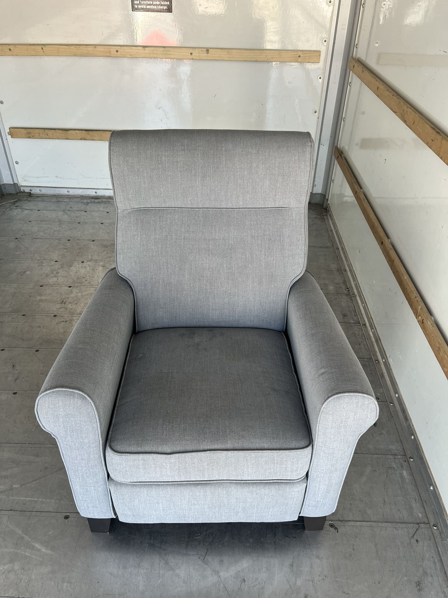 Grey IKEA recliner