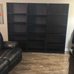 IKEA Billy Bookcases (black)