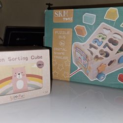 Baby/Toddler Toys, Wooden. New. $9