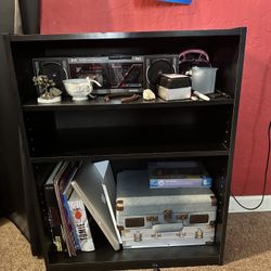 Small Book Shelf Black
