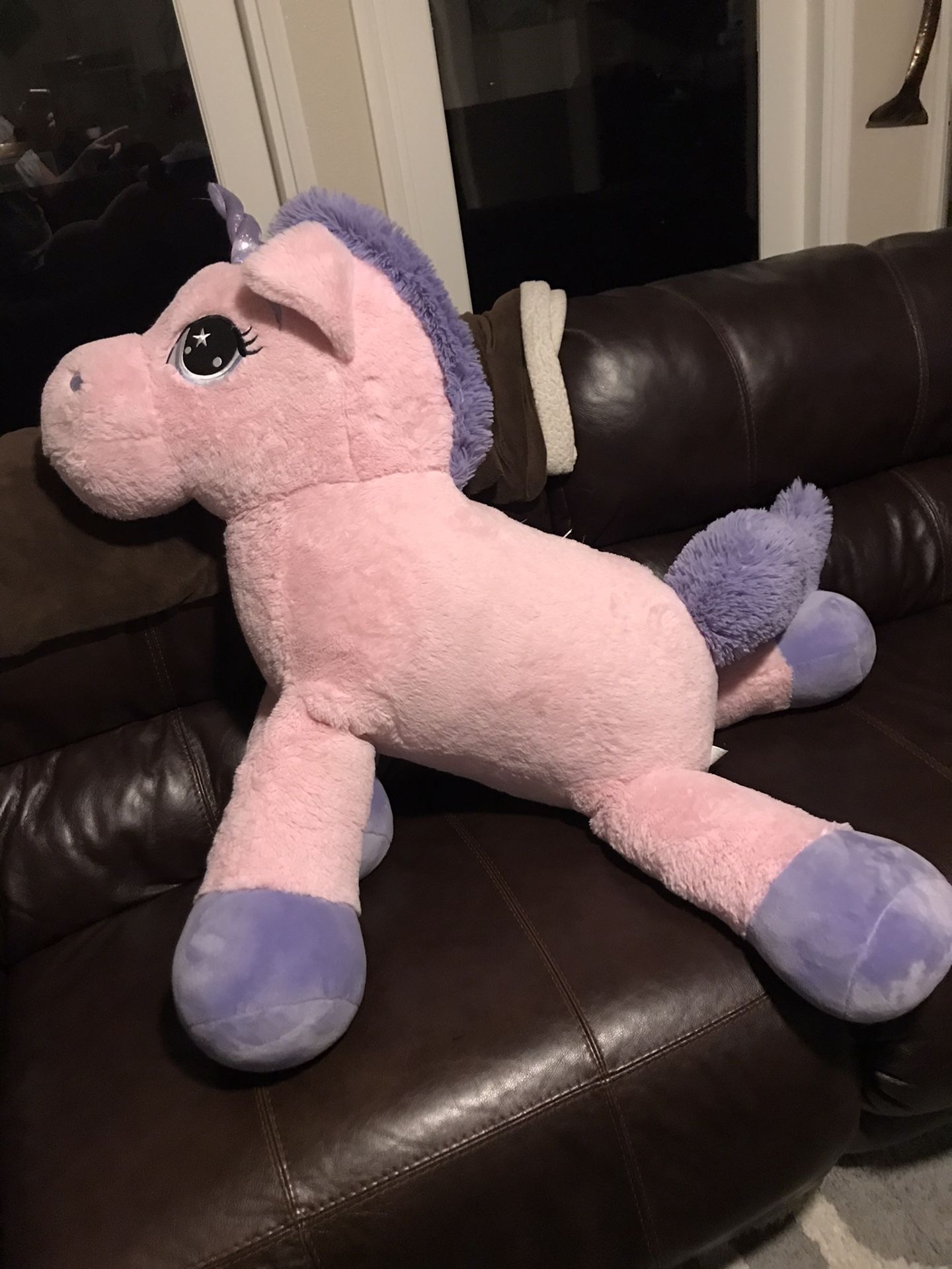 Pink 4 foot unicorn