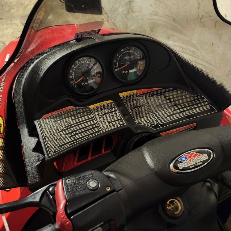 POLARIS INDY XC SP 600 GEN 2 1999 99 XCSP XC600 RED CUSTOM HOOD 440/700 - View #13